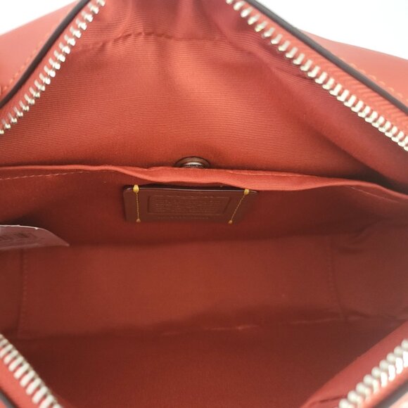 Coach CZ186 Signature Jamie Camera Bag Crossbody Handbag Sand Deep Orange - Picture 7 of 7